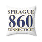 Sprague 860 Connecticut Polyester Square Pillow