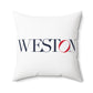 41 Tilt Weston Spun Polyester Square Pillow