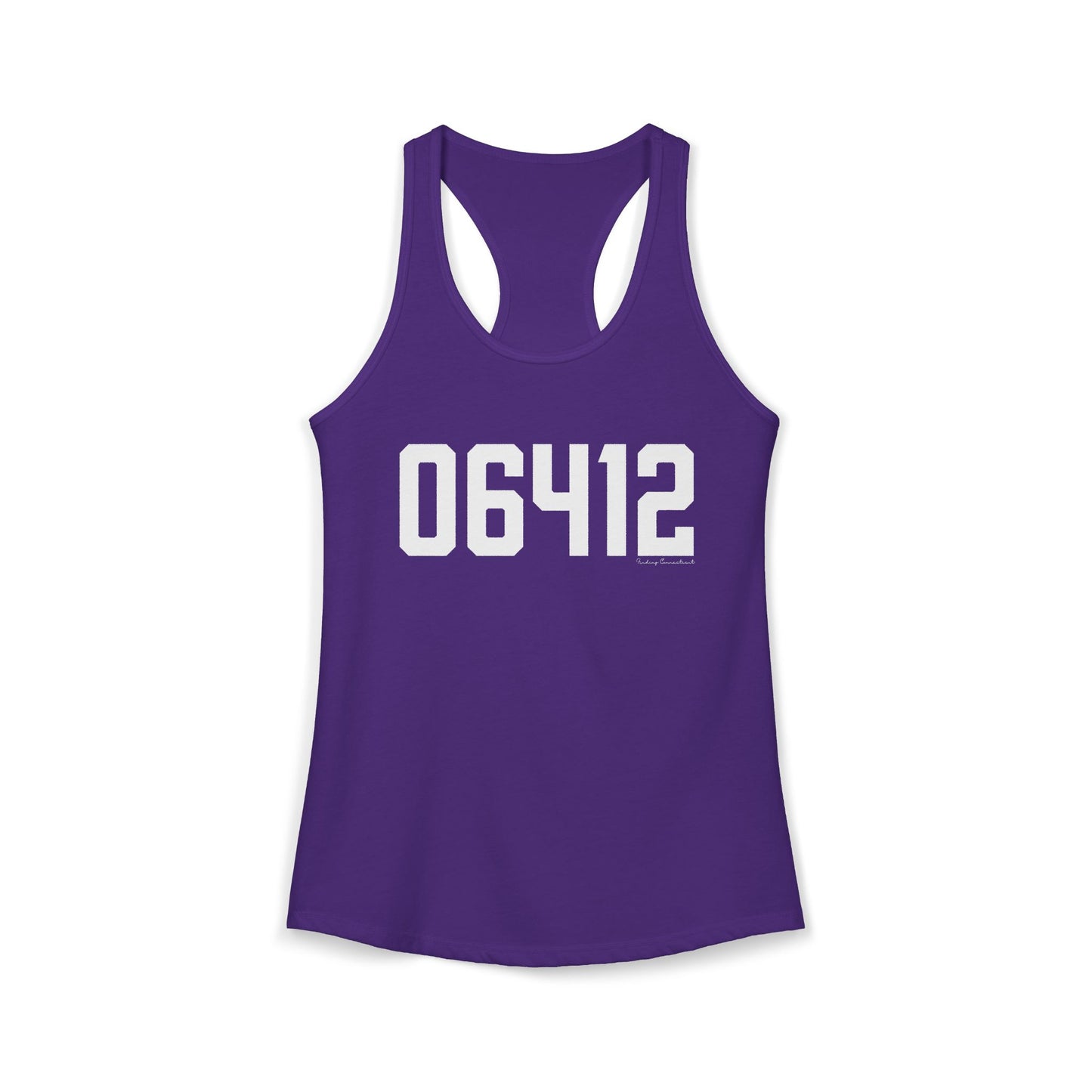 06412 Chester CT Zip Code Women's Ideal Racerback Tank Top