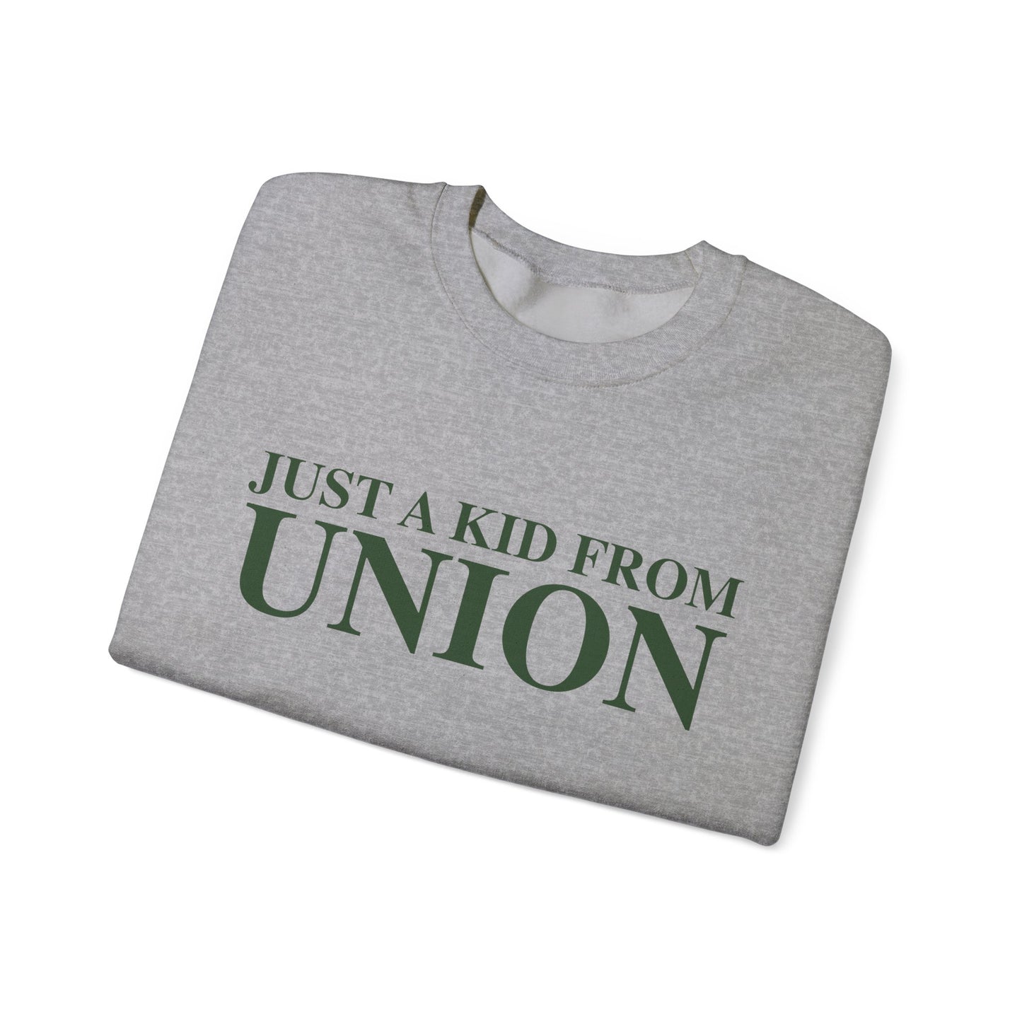 Just a kid from Union Unisex Heavy Blend™ Crewneck Sweatshirt