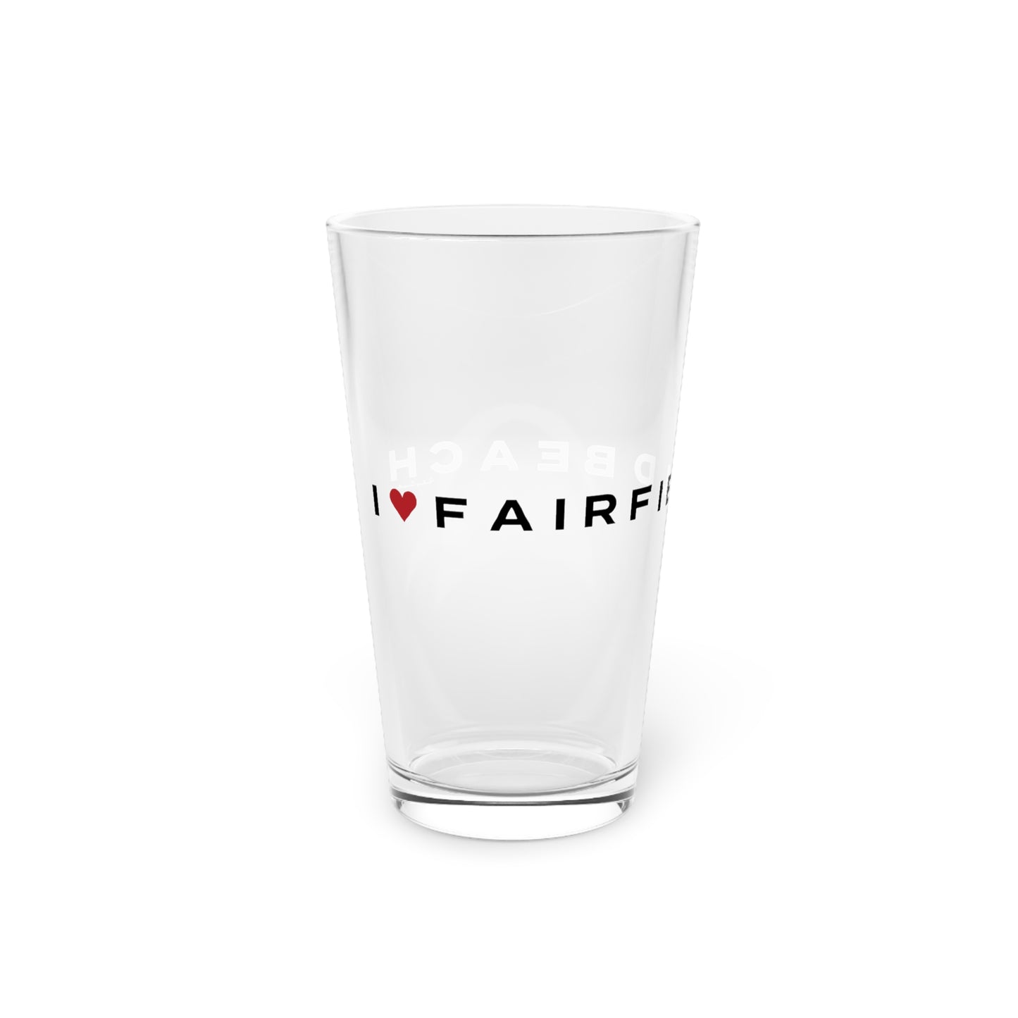 Fairfield Beach Vision Pint Glass, 16oz