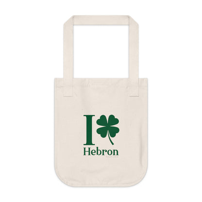 I Clover Hebron Organic Canvas Tote Bag