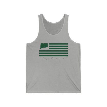 Chaplin Connecticut St. Patrick’s Day Flag Unisex Jersey Tank Top