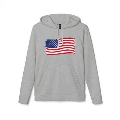 American Flag adidas Unisex Fleece Hoodie Sweatshirt