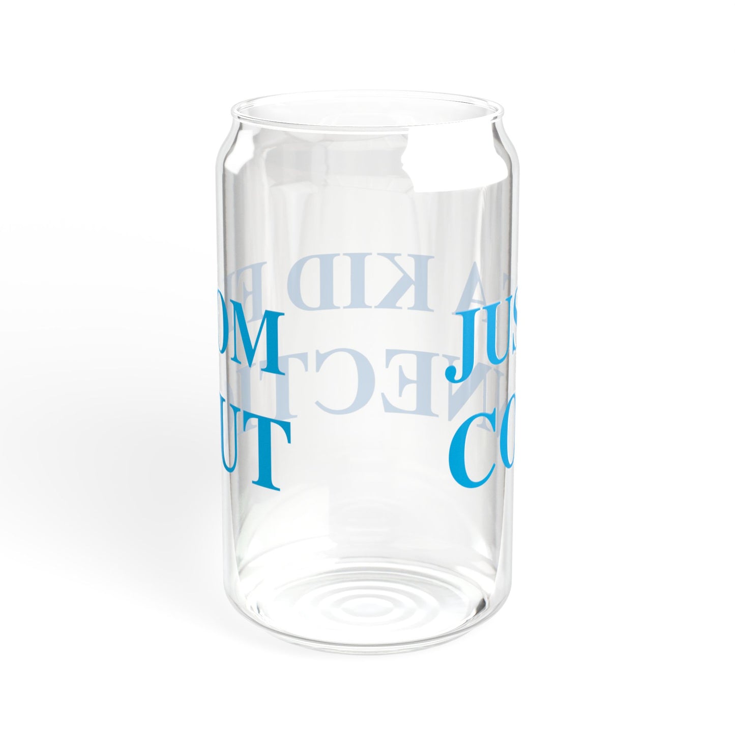 Just a kid from Connecticut Sipper Glass, 16oz