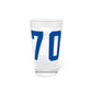 06247 Hampton Connecticut Zip Code Pint Glass, 16oz