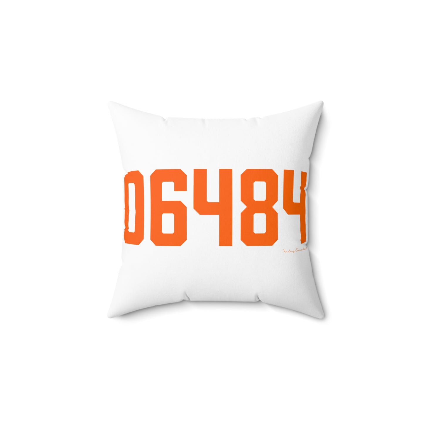 06484 Shelton Connecticut Zip Code Spun Polyester Square Pillow