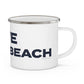 Love Compo Beach Enamel Camping Mug