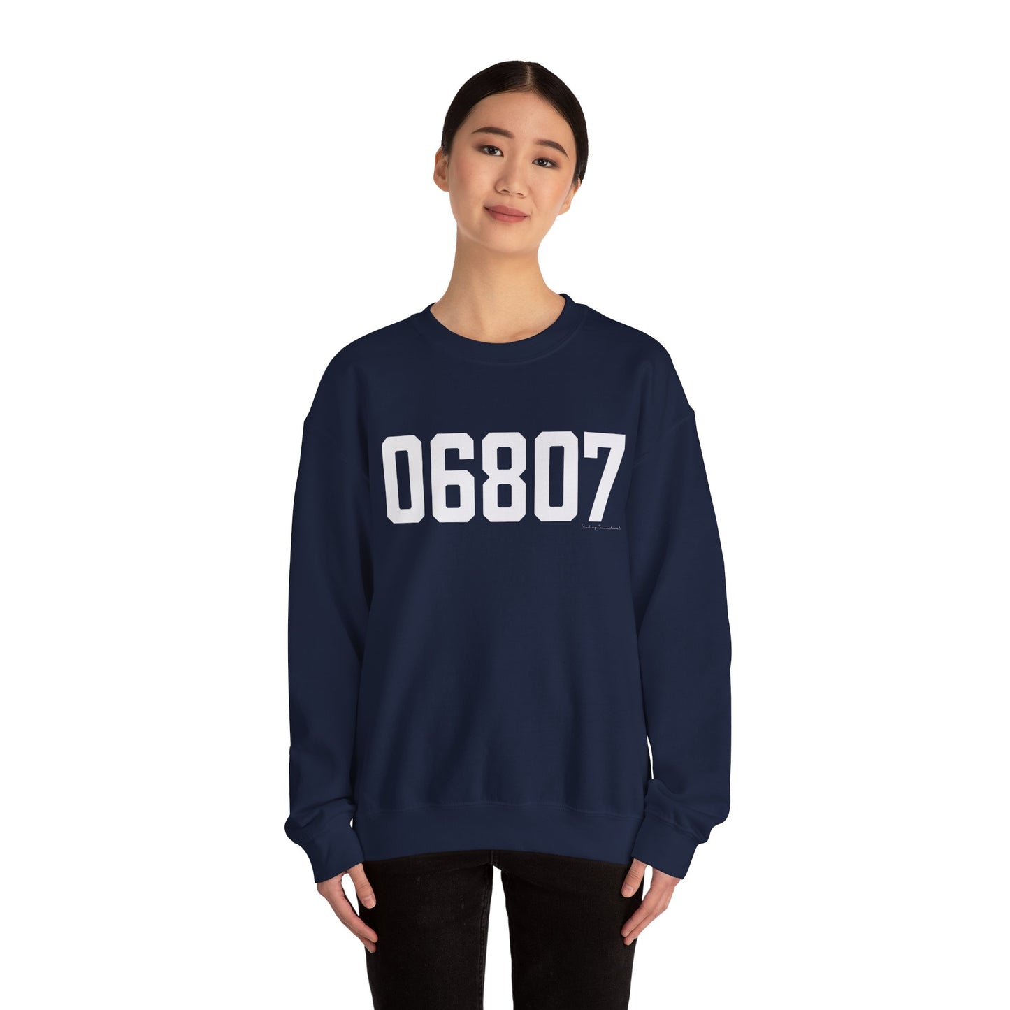 06807 - Greenwich CT Zip Code Unisex Heavy Blend™ Crewneck Sweatshirt