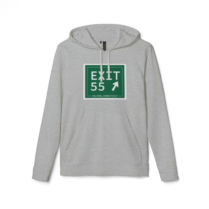 Vintage Exit 55 WCP Sign adidas Unisex Fleece Hoodie