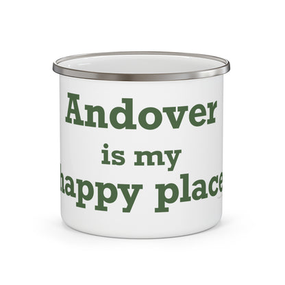 Andover is My Happy Place Enamel Camping Mug