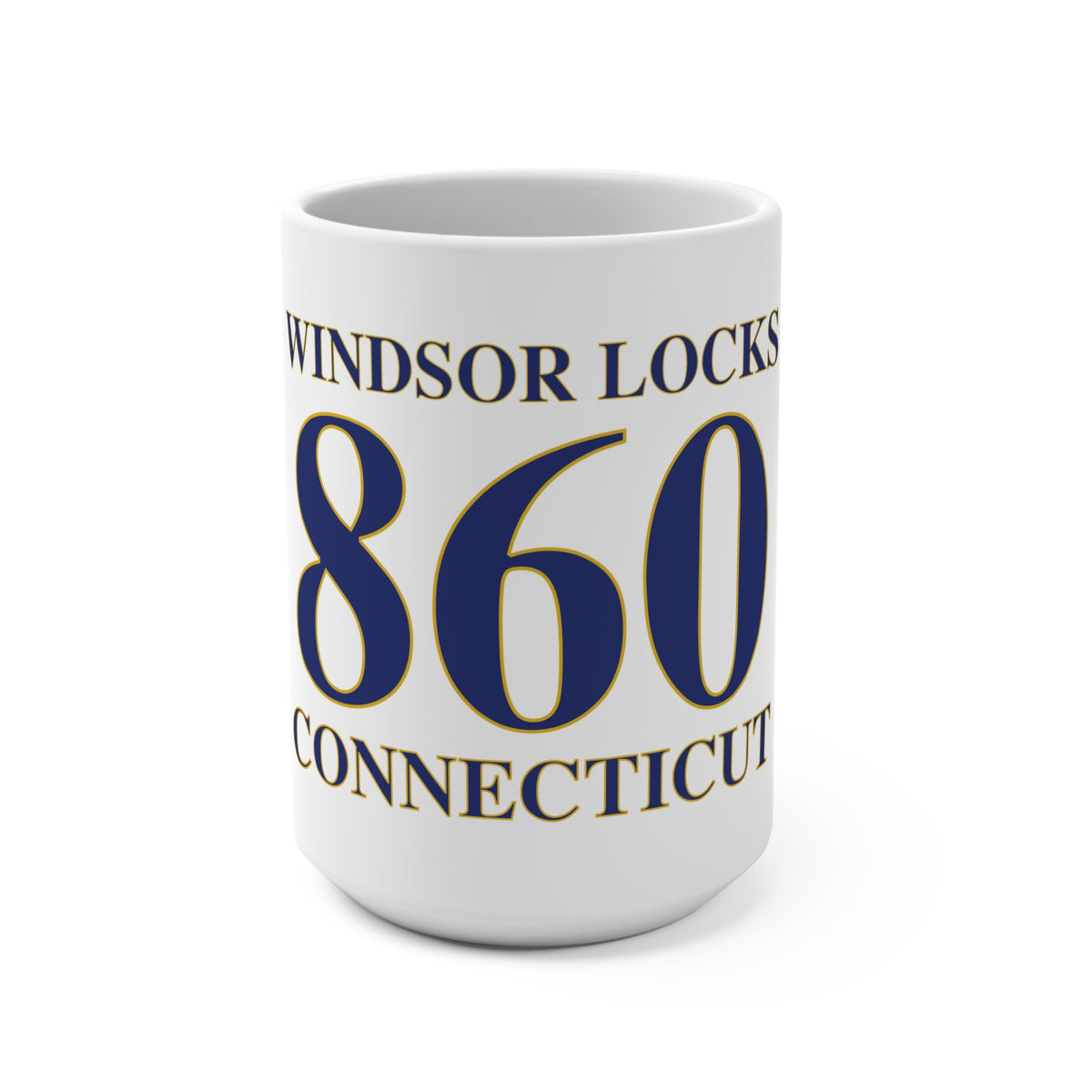 Windsor Locks 860 Connecticut Mug 15oz