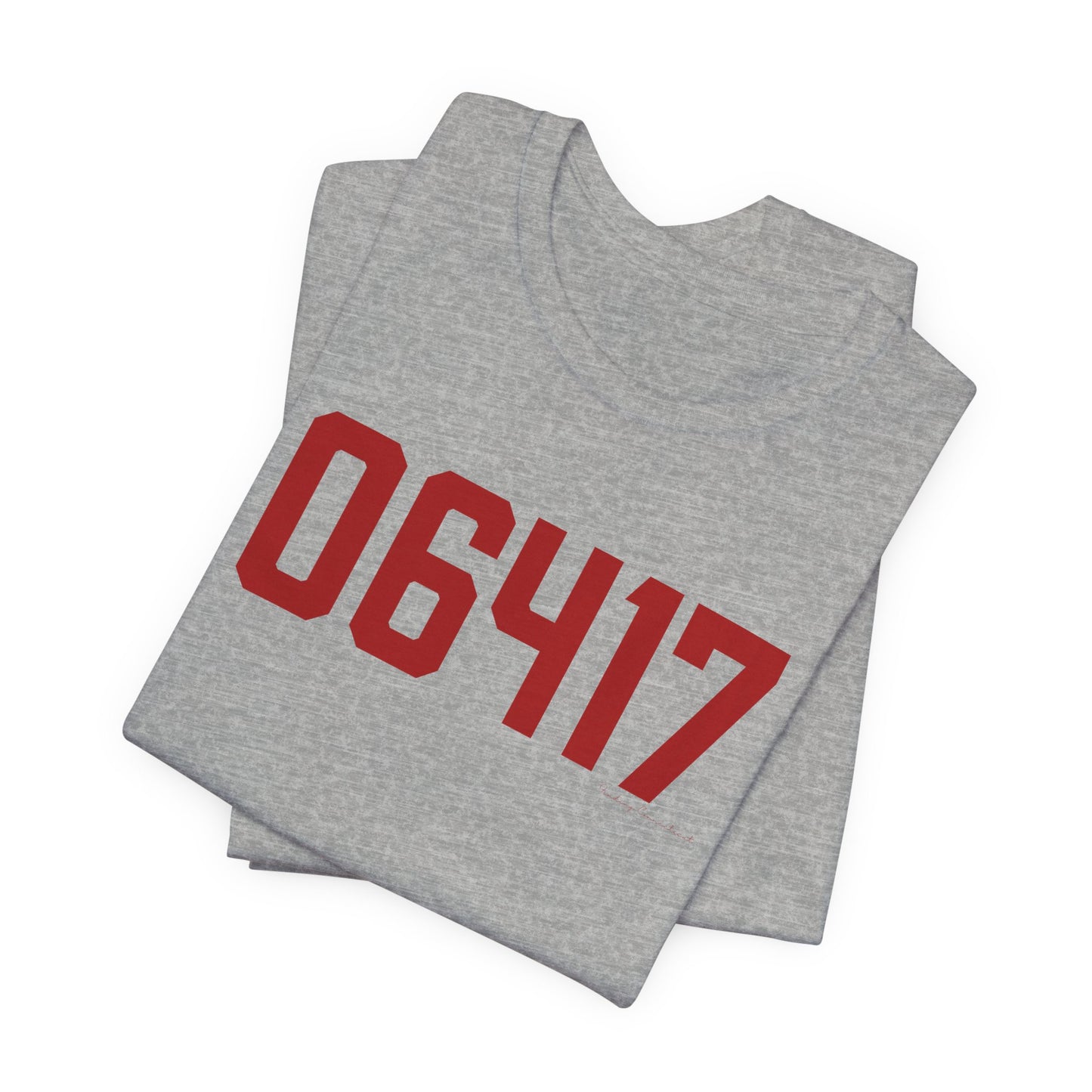 06417 Deep River Connecticut Zip Code Unisex Jersey Short Sleeve T-Shirt
