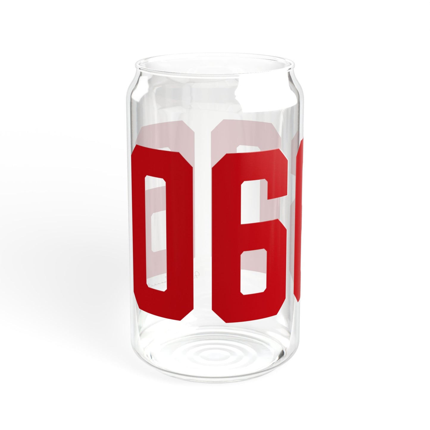 06606 Bridgeport Connecticut Zip Code Sipper Glass, 16oz