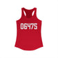 06475 Old Saybrook CT Zip Code Women's Ideal Racerback Tank Top