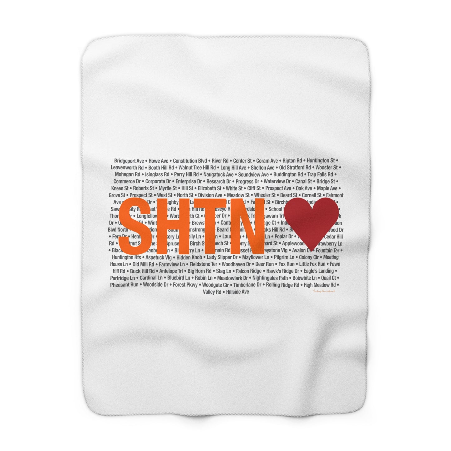 Shelton Love Sherpa Fleece Blanket