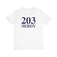 203 Derby Unisex Jersey Short Sleeve T-Shirts