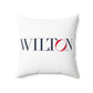 41 Tilt Wilton Spun Polyester Square Pillow
