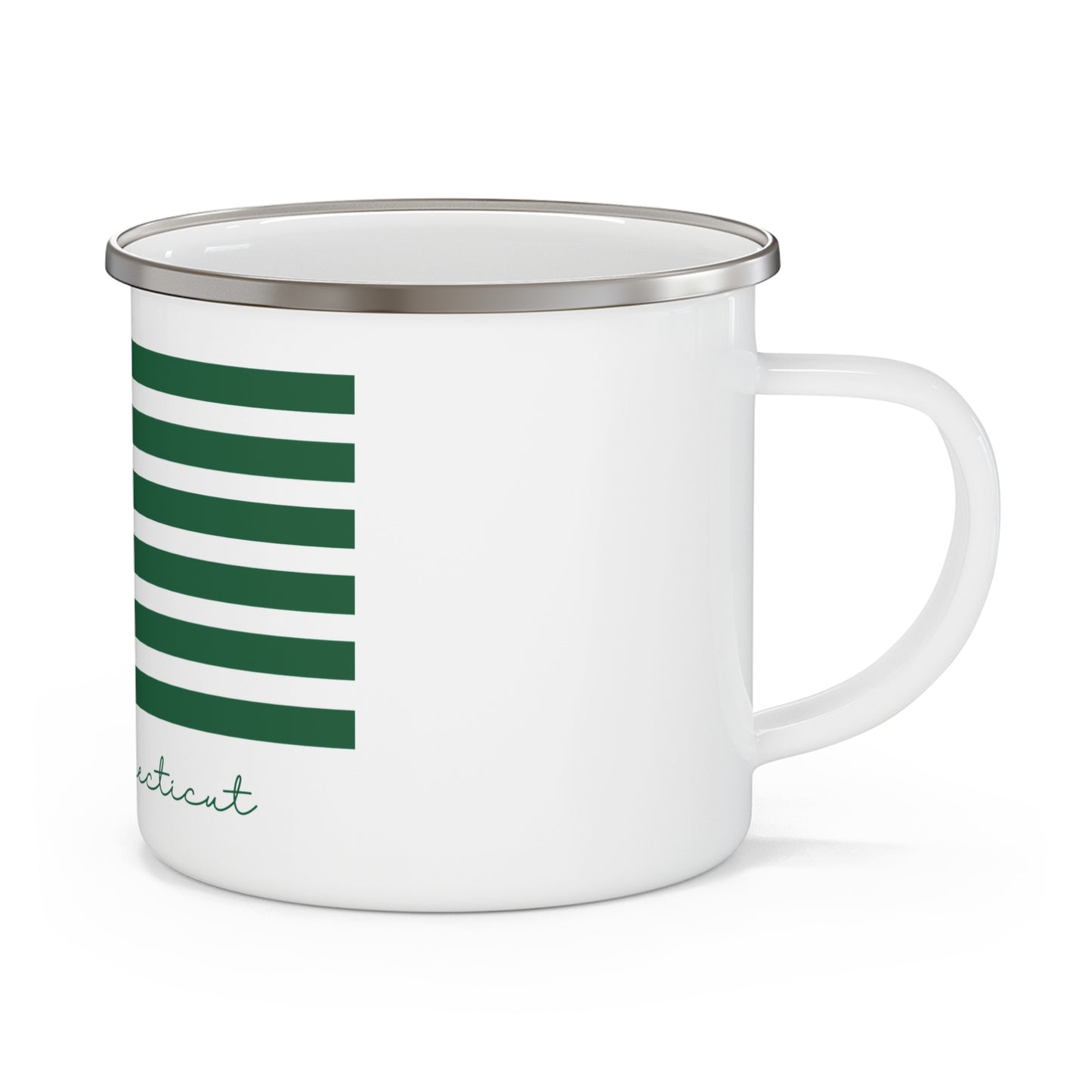 Putnam Connecticut St. Patrick’s Day Flag Enamel Camping Mug