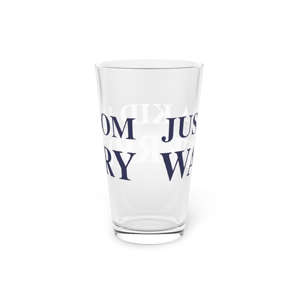 Just a kid from Waterbury Pint Glass, 16oz