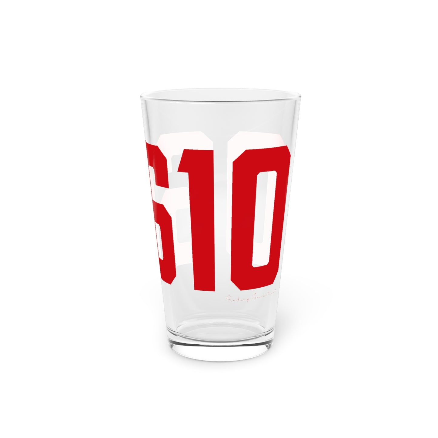 06610  Bridgeport Connecticut Zip Code Pint Glass, 16oz