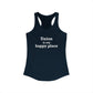 Union is My Happy Place Women's Ideal Racerback Tank Top