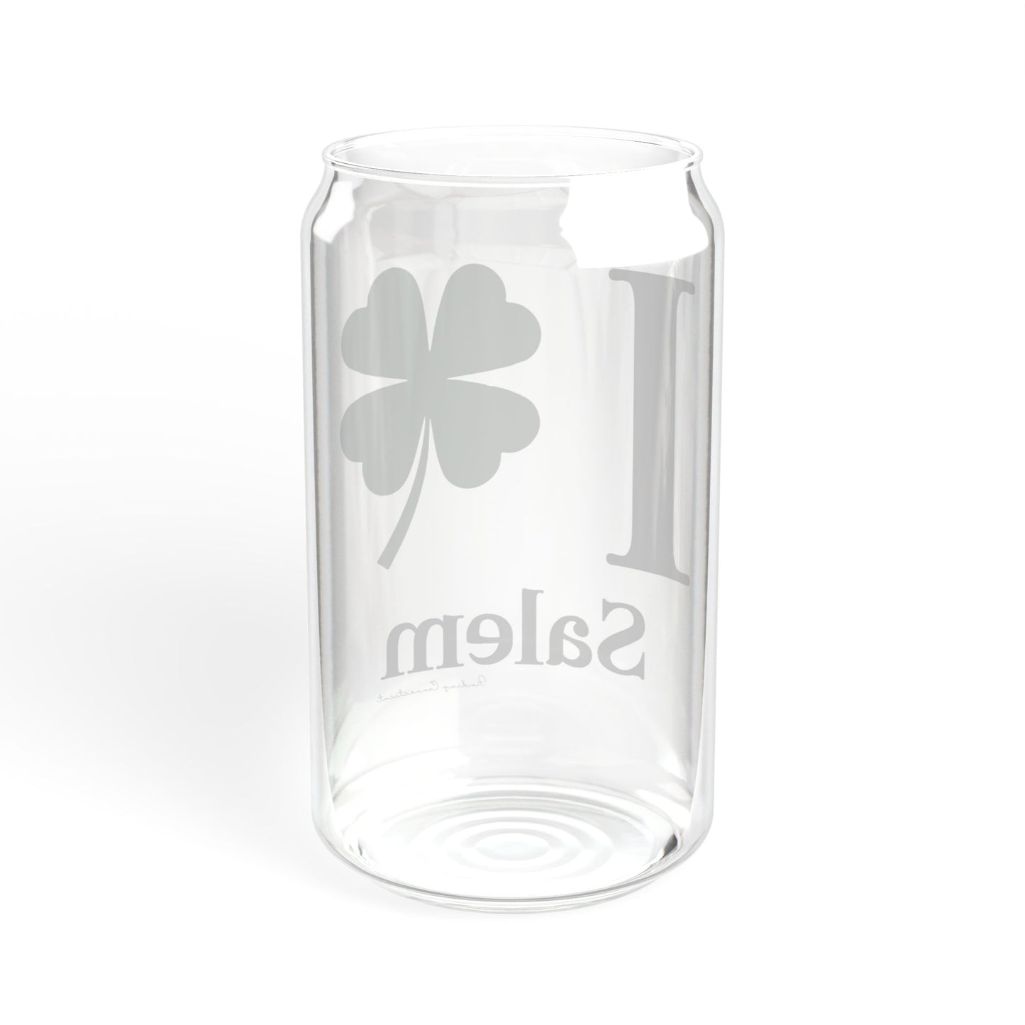 I Clover Salem Sipper Glass, 16oz