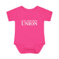 Just a kid from Union Infant Baby Rib Bodysuit