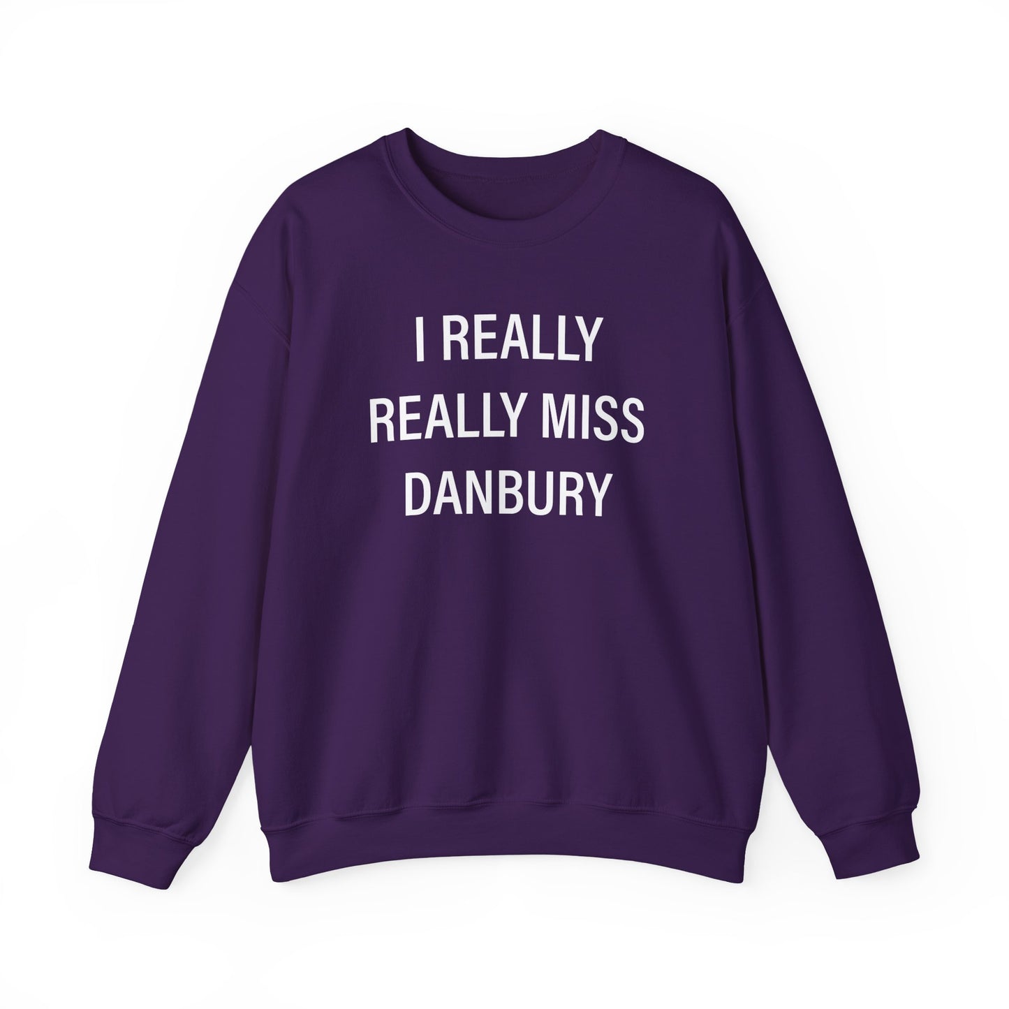 I Really Really Miss Danbury Unisex Heavy Blend™ Crewneck Sweatshirt