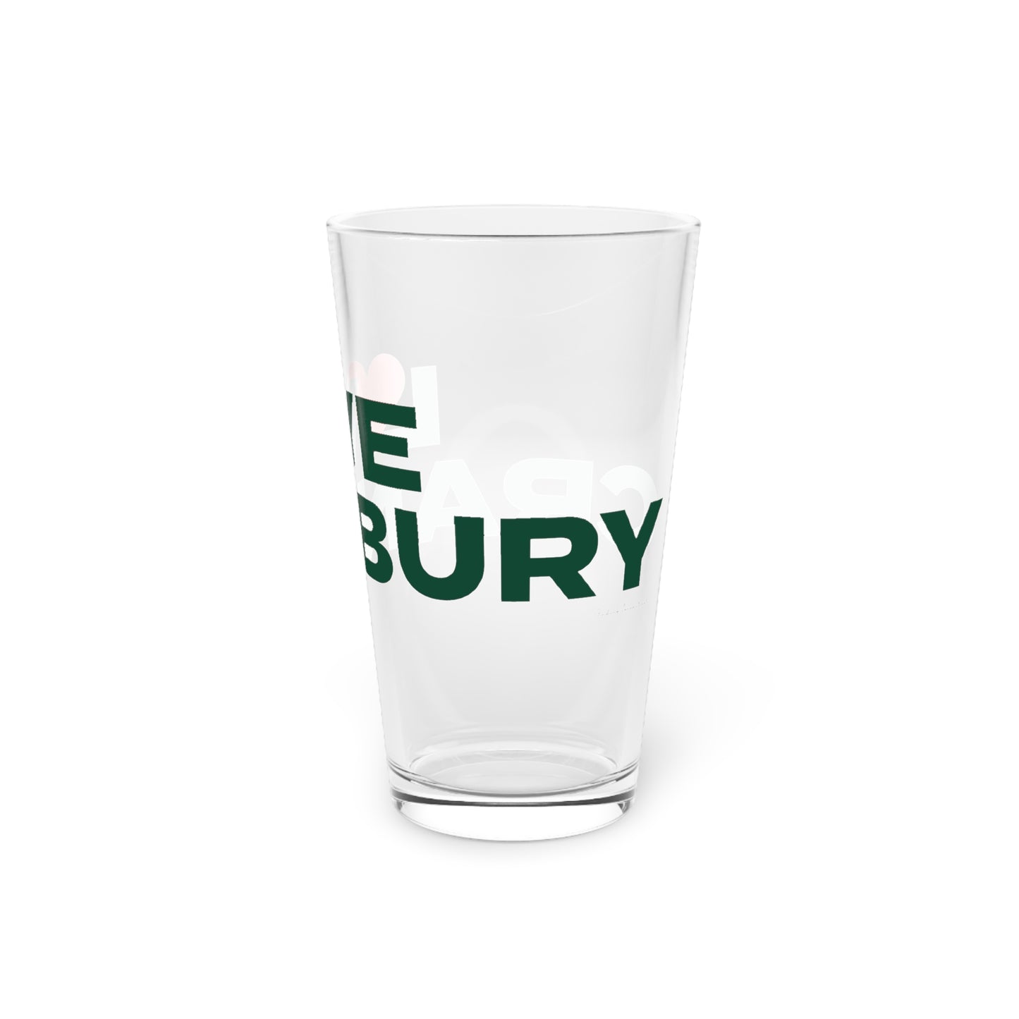 Love Cranbury Pint Glass, 16oz