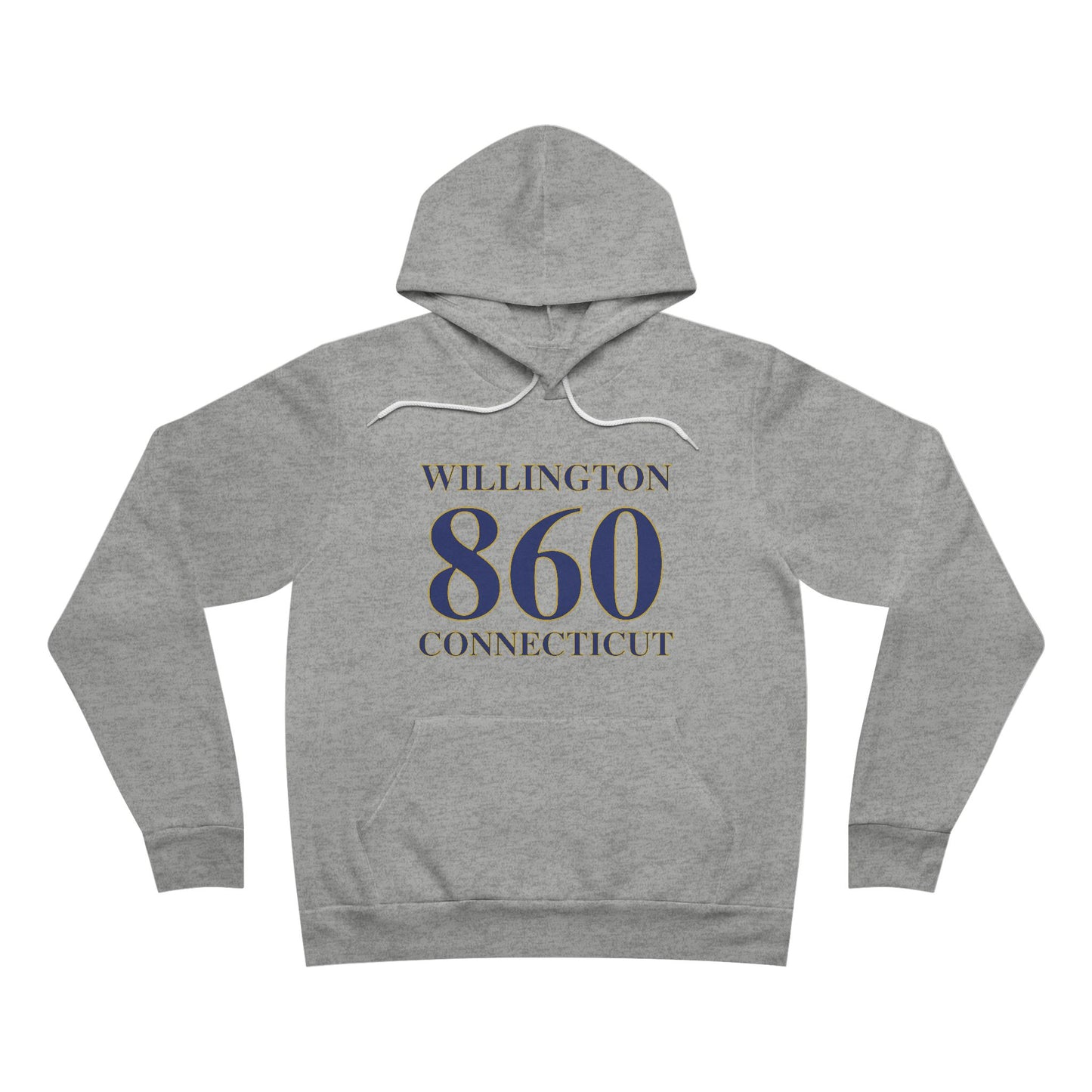 Willington 860 Connecticut Unisex Sponge Fleece Pullover Hoodie