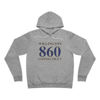 Willington 860 Connecticut Unisex Sponge Fleece Pullover Hoodie