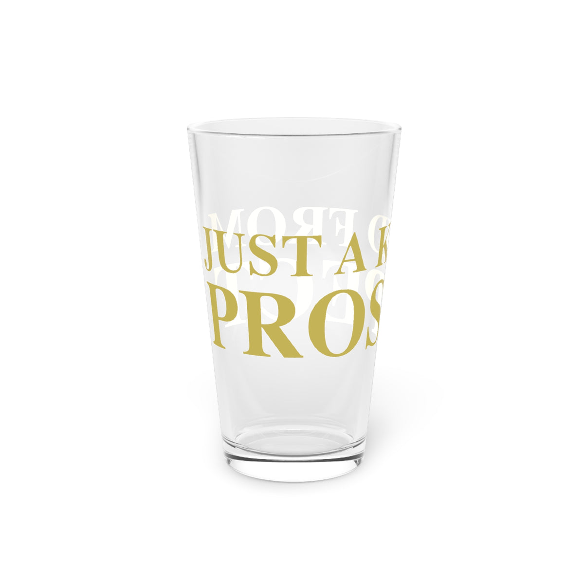 Just a kid from Prospect Pint Glass, 16oz
