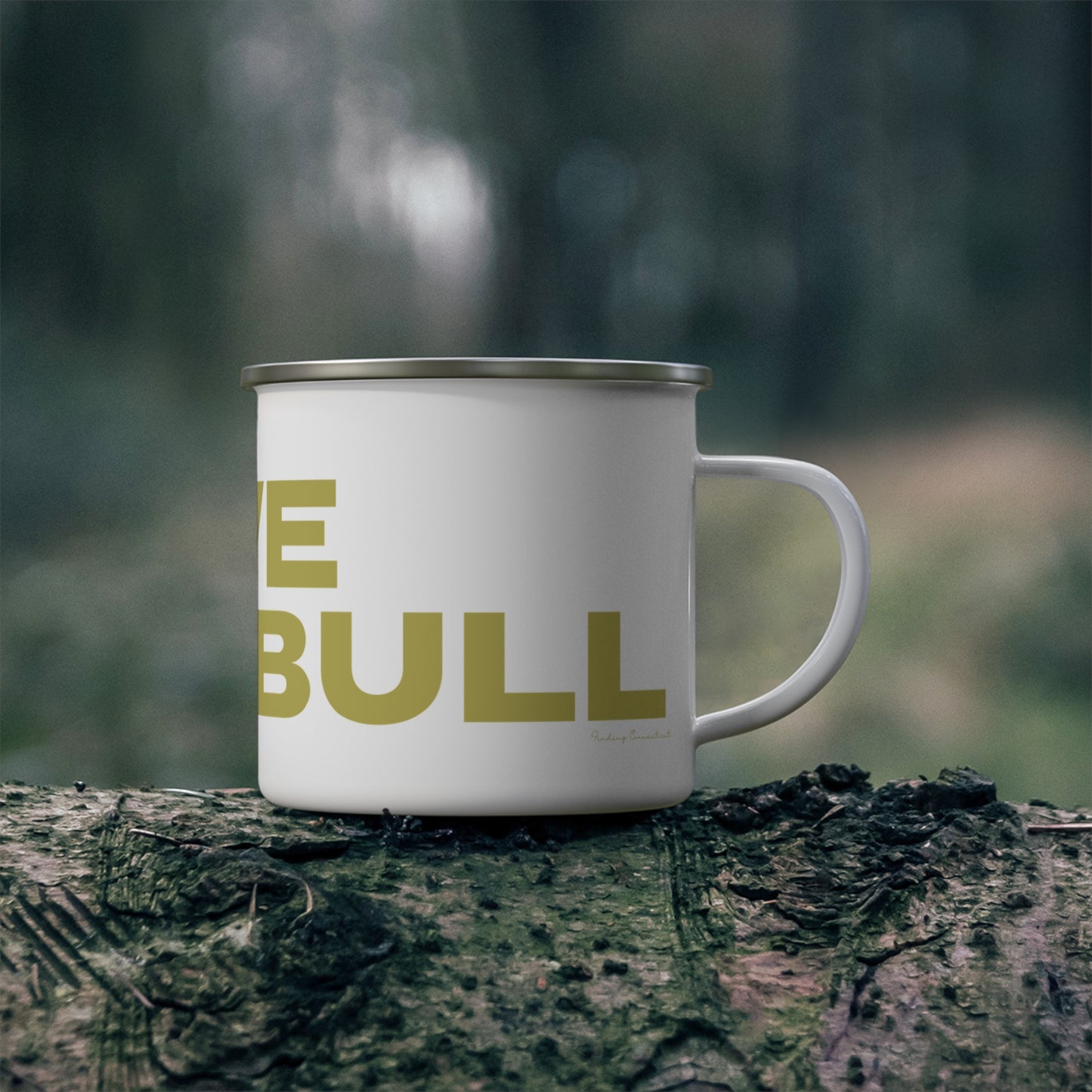Love Trumbull Enamel Camping Mug