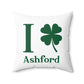 I Clover Ashford Spun Polyester Square Pillow