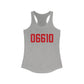 06610  Bridgeport Connecticut Zip Code Women's Ideal Racerback Tank Top