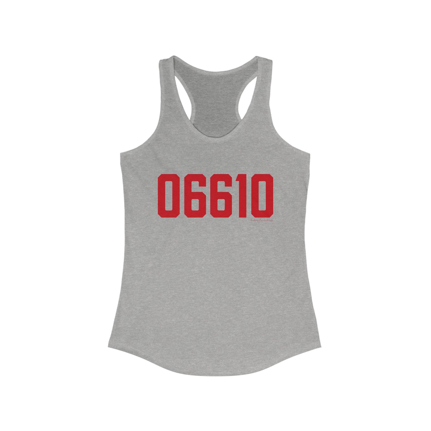 06610  Bridgeport Connecticut Zip Code Women's Ideal Racerback Tank Top