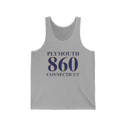 Plymouth 860 Connecticut Unisex Jersey Tank Top