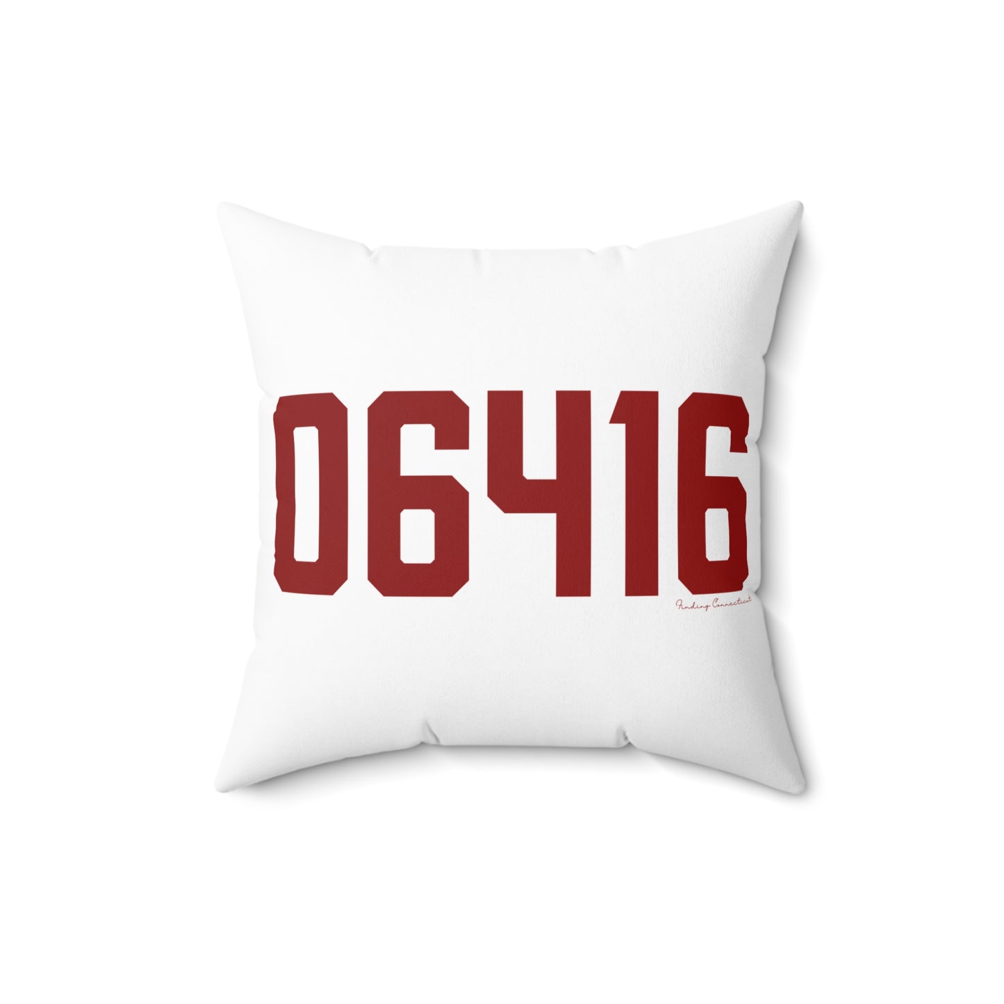 06416 Cromwell Connecticut Zip Code. Spun Polyester Square Pillow