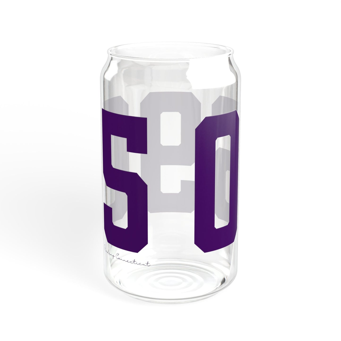 06905 Stamford Connecticut Zip Code Sipper Glass, 16oz