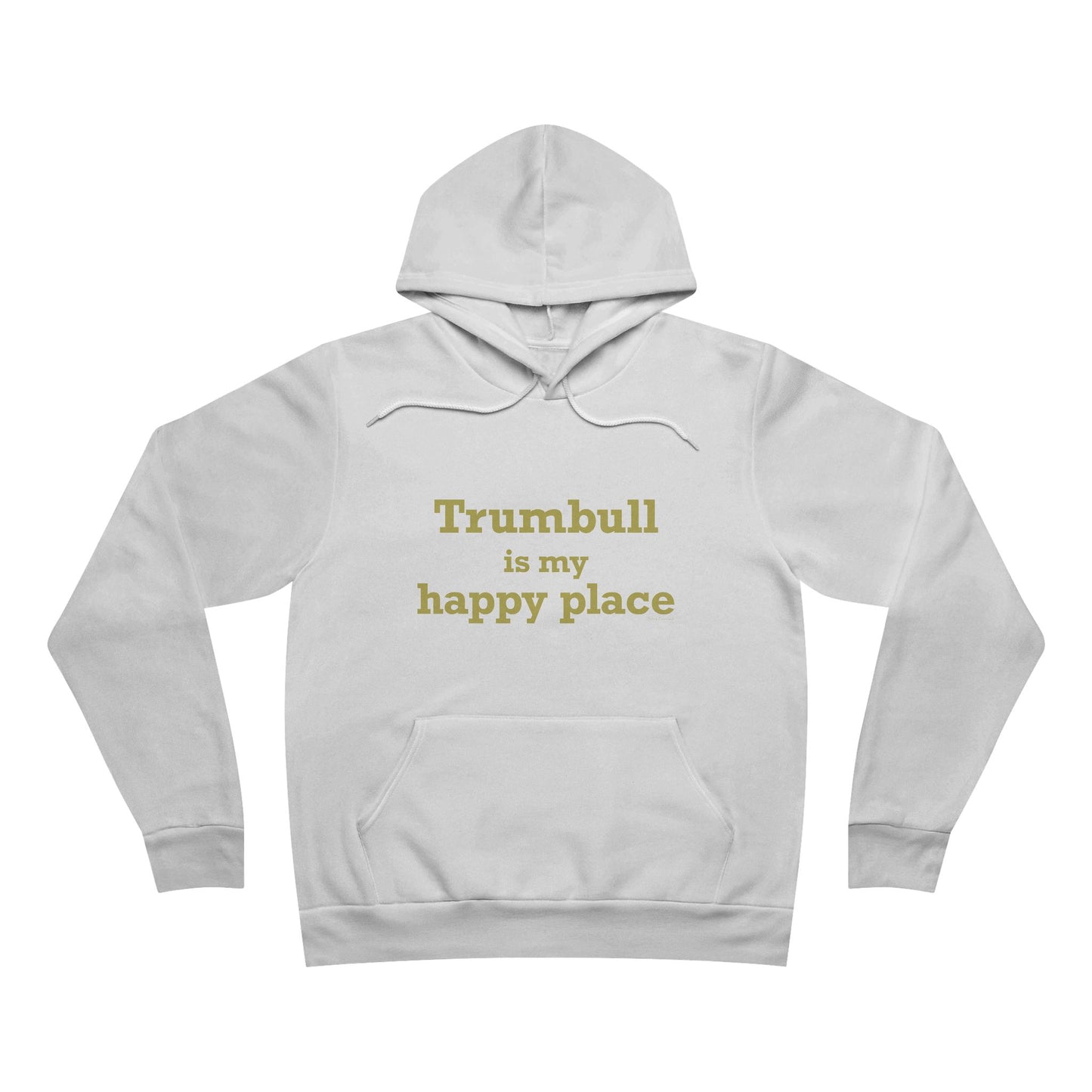 Trumbull Is My Happy Place Unisex Sponge Fleece Pullover Hoodie Sweatshirt