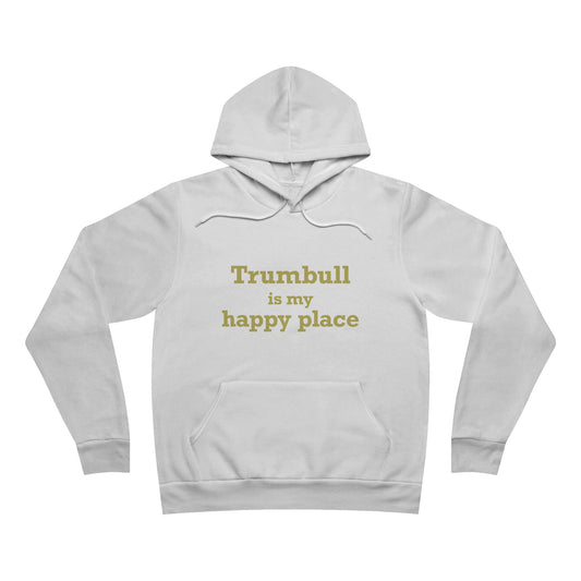 Trumbull Is My Happy Place Unisex Sponge Fleece Pullover Hoodie Sweatshirt