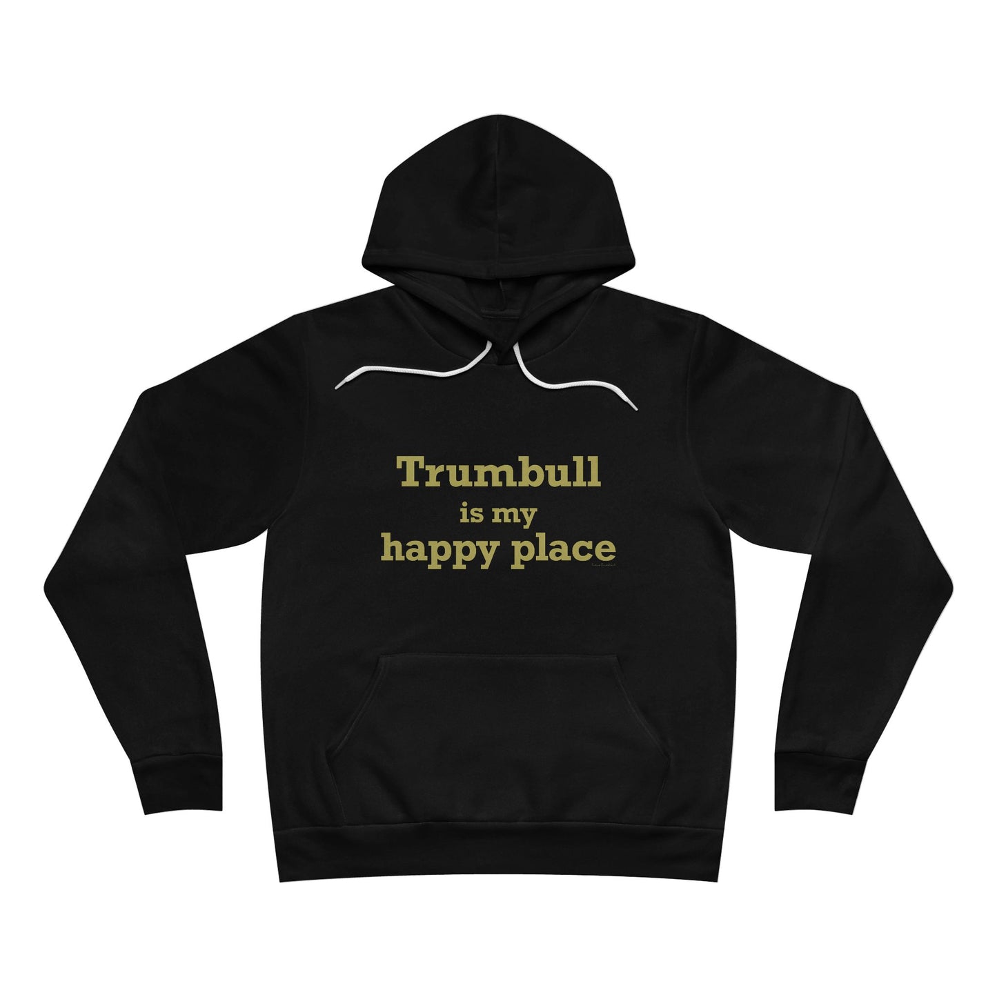 Trumbull Is My Happy Place Unisex Sponge Fleece Pullover Hoodie Sweatshirt