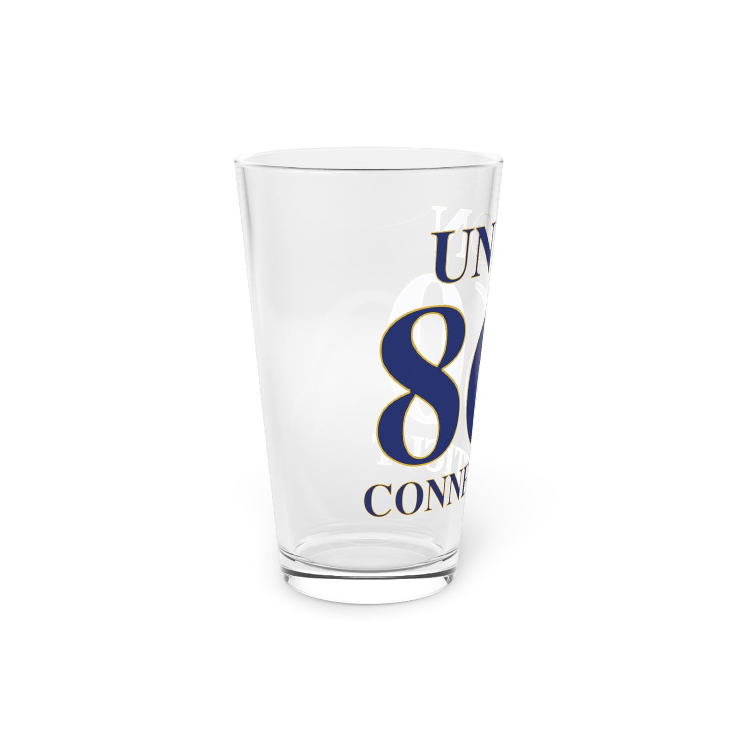 Union 860 Connecticut Pint Glass, 16oz