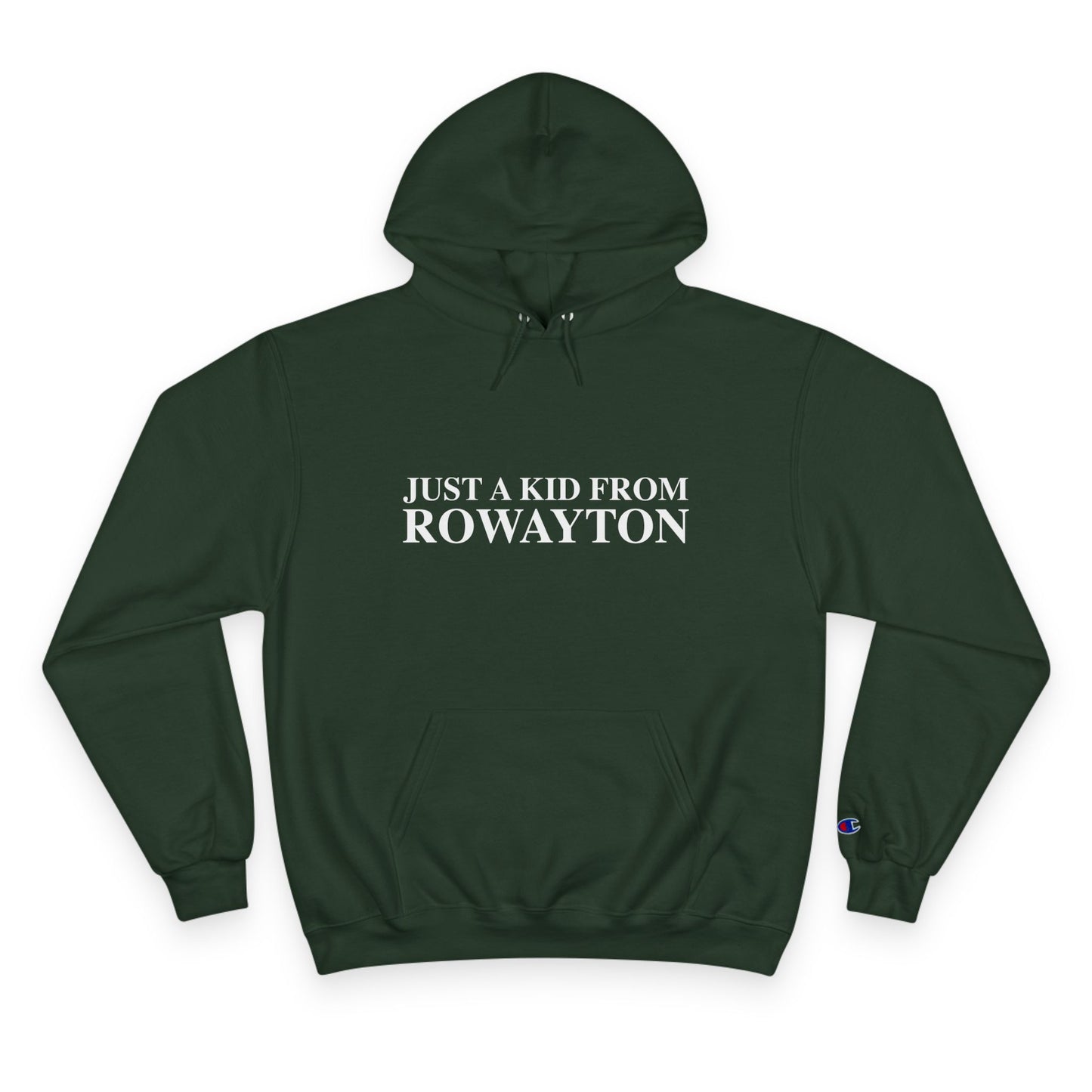 Just a kid from Rowayton Champion Hoodie