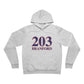 203 Branford Red White & Blue Unisex Sponge Fleece Pullover Hoodie