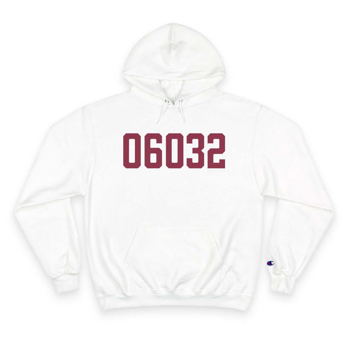 06032 Farmington Connecticut Zip Code Champion Hoodie