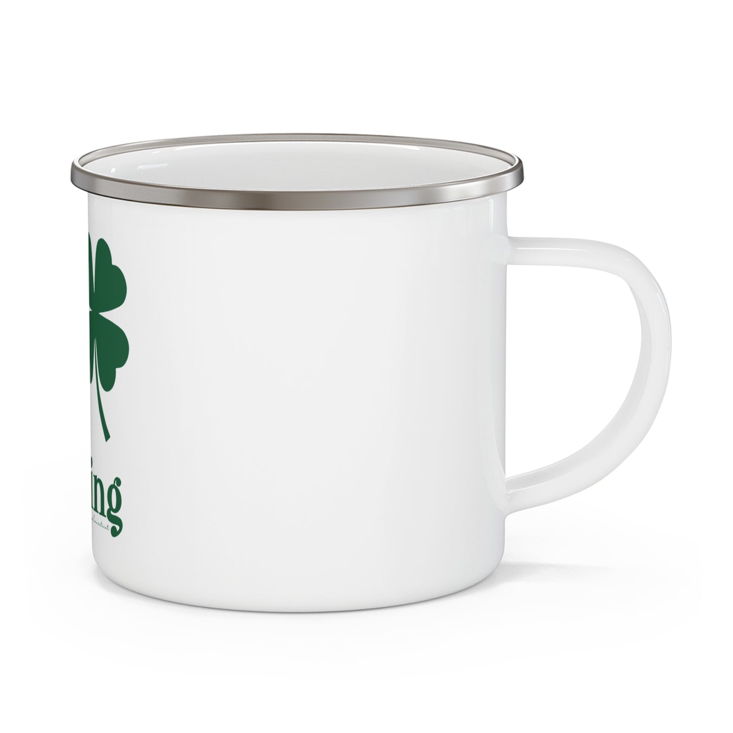 I Clover Sterling Enamel Camping Mug