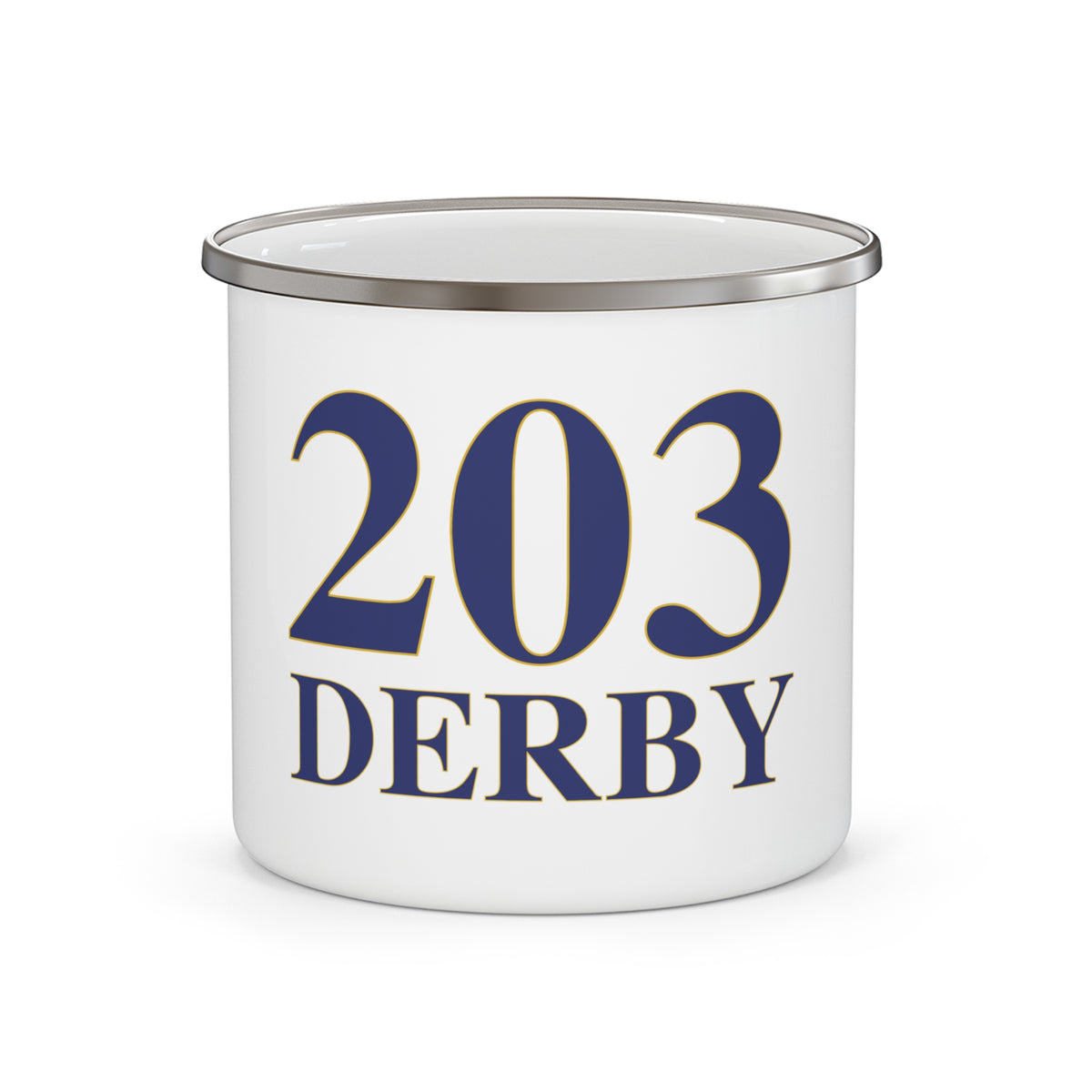 203 Derby Enamel Camping Mug