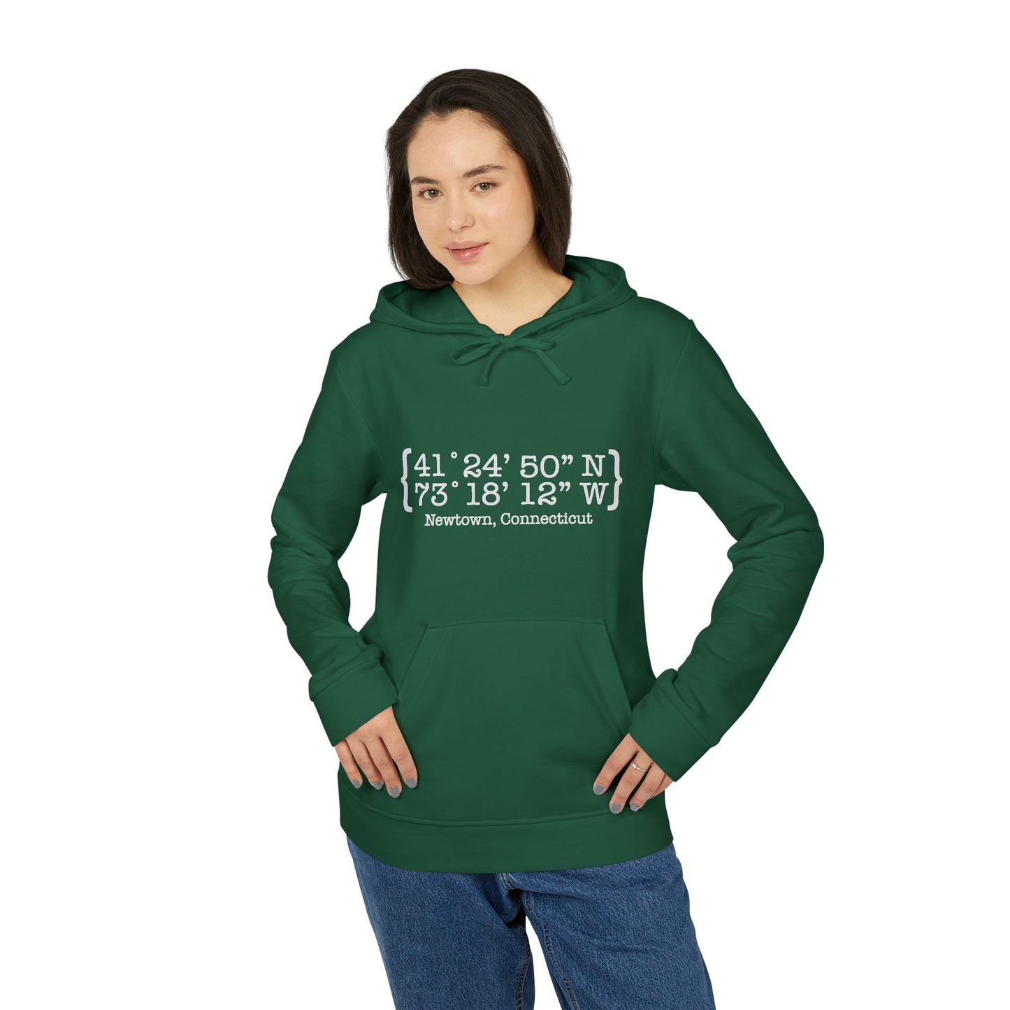 Newtown Coordinates adidas Unisex Fleece Hoodie Sweatshirt